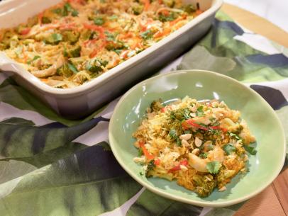 Spicy Thai Red Curry Chicken Casserole Recipe | Katie Lee ... image