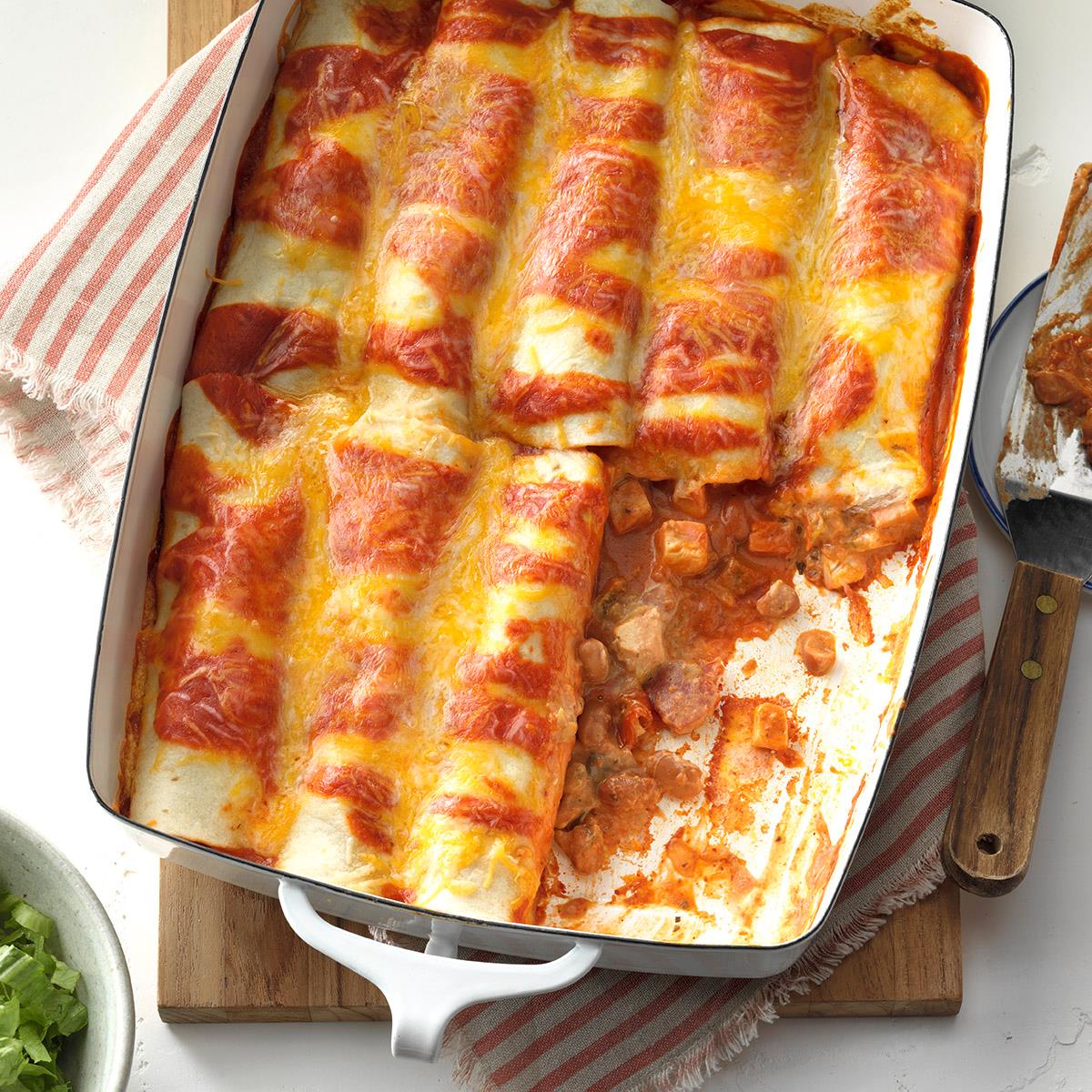 Easy Chicken Enchiladas Recipe: How to Make It image