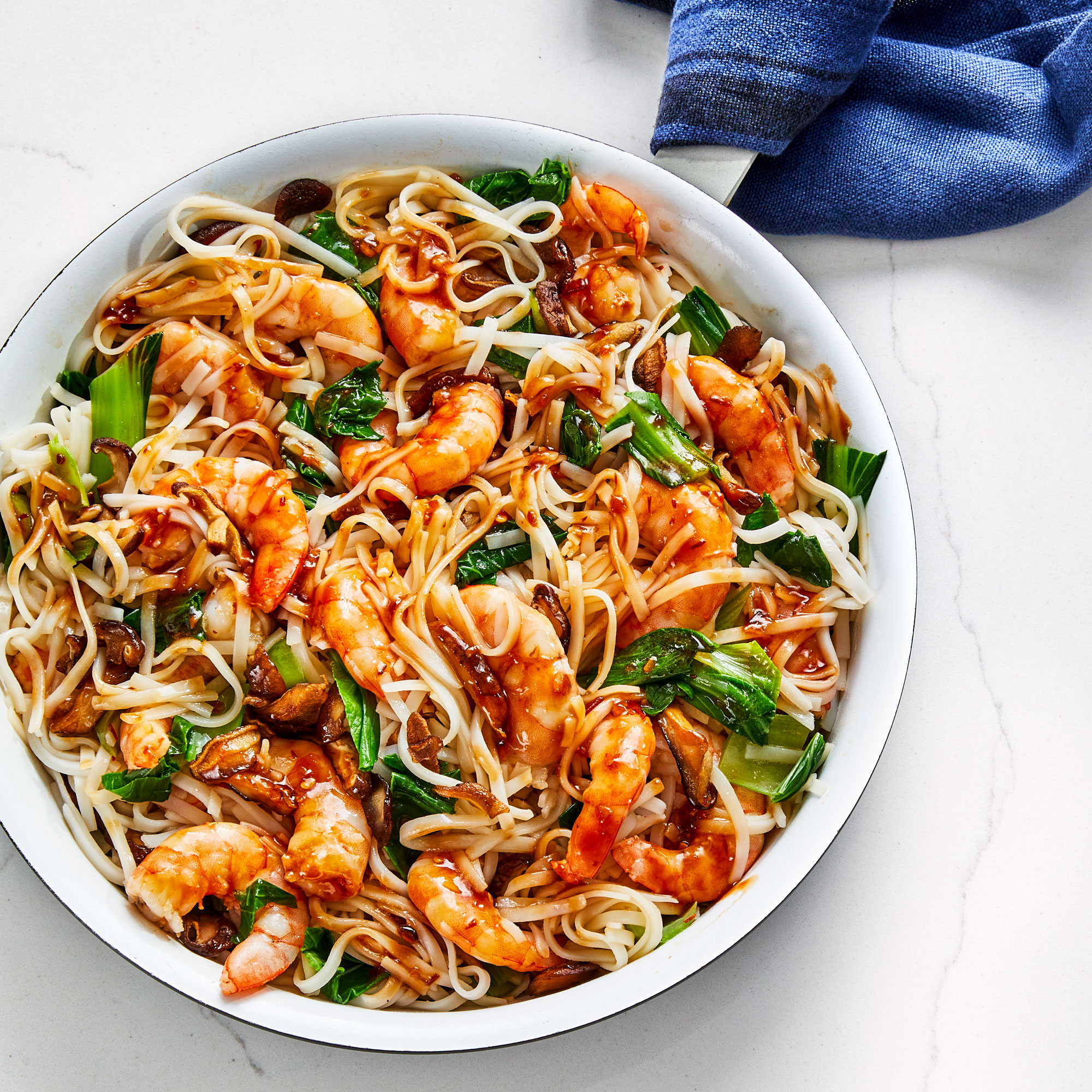 Saucy Shrimp and Noodle Stir-Fry Recipe | Real Simple image