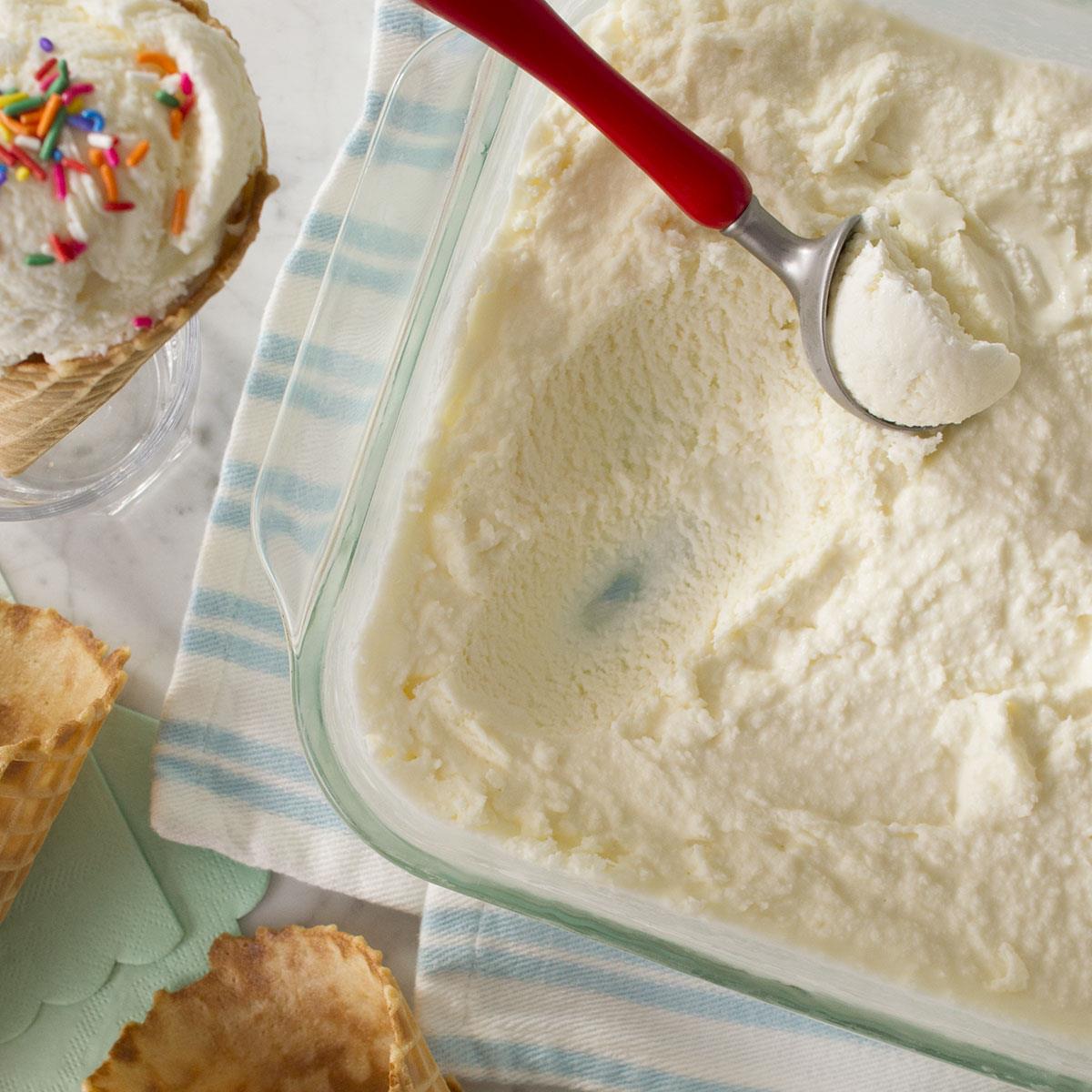 Homemade Vanilla Ice Cream Recipe: How to Make It image