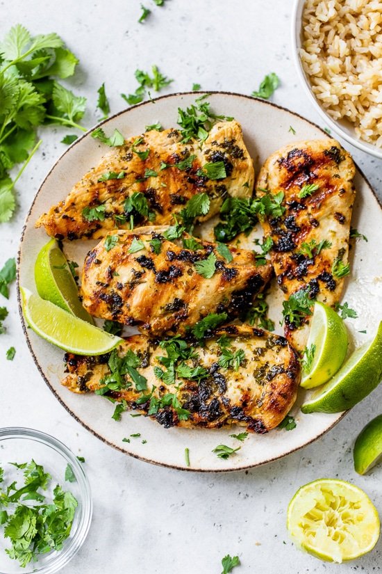 Cilantro Lime Chicken Breast (Grilled or Air Fryer ... image
