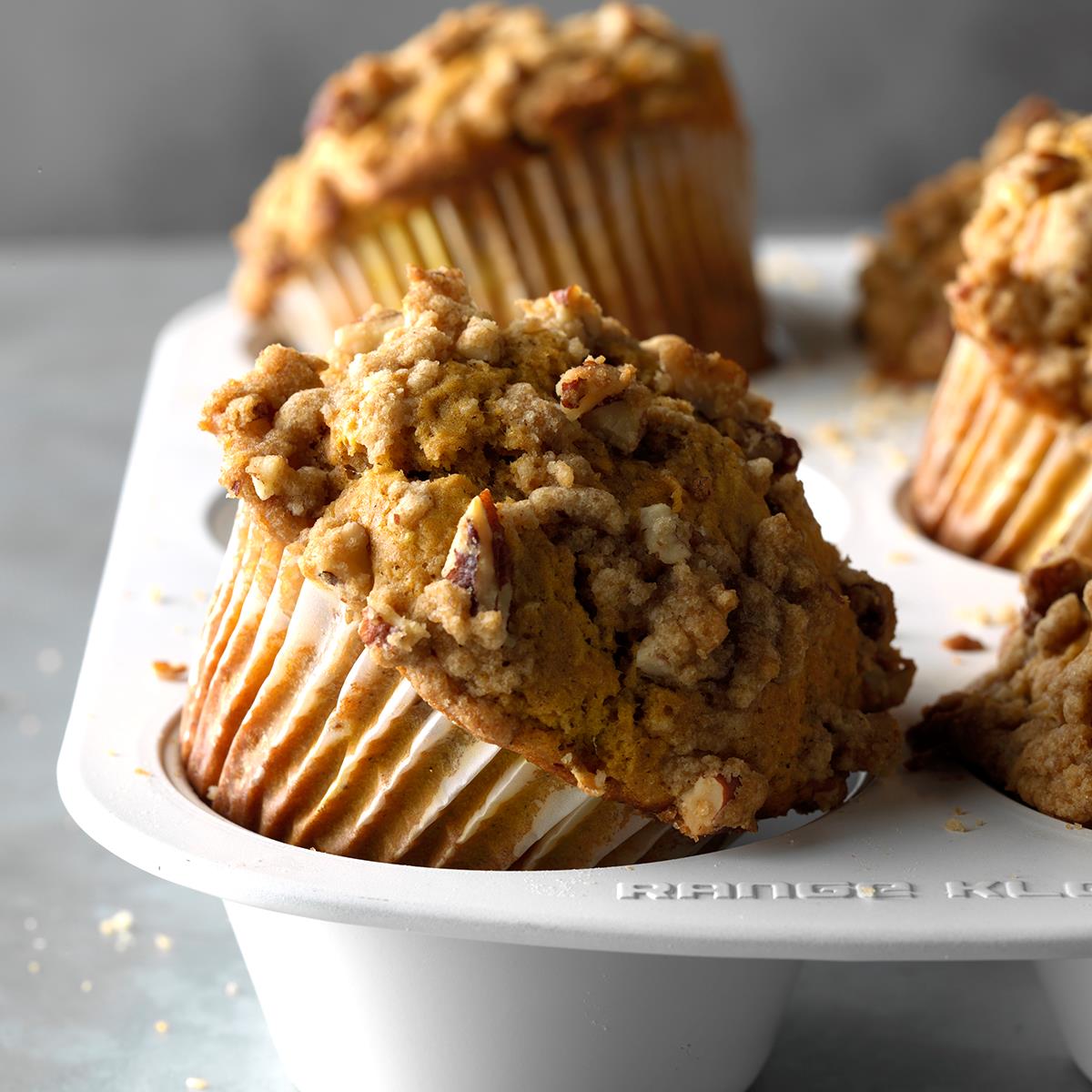 Jumbo Pumpkin Pecan Muffins Recipe: How to Make It image