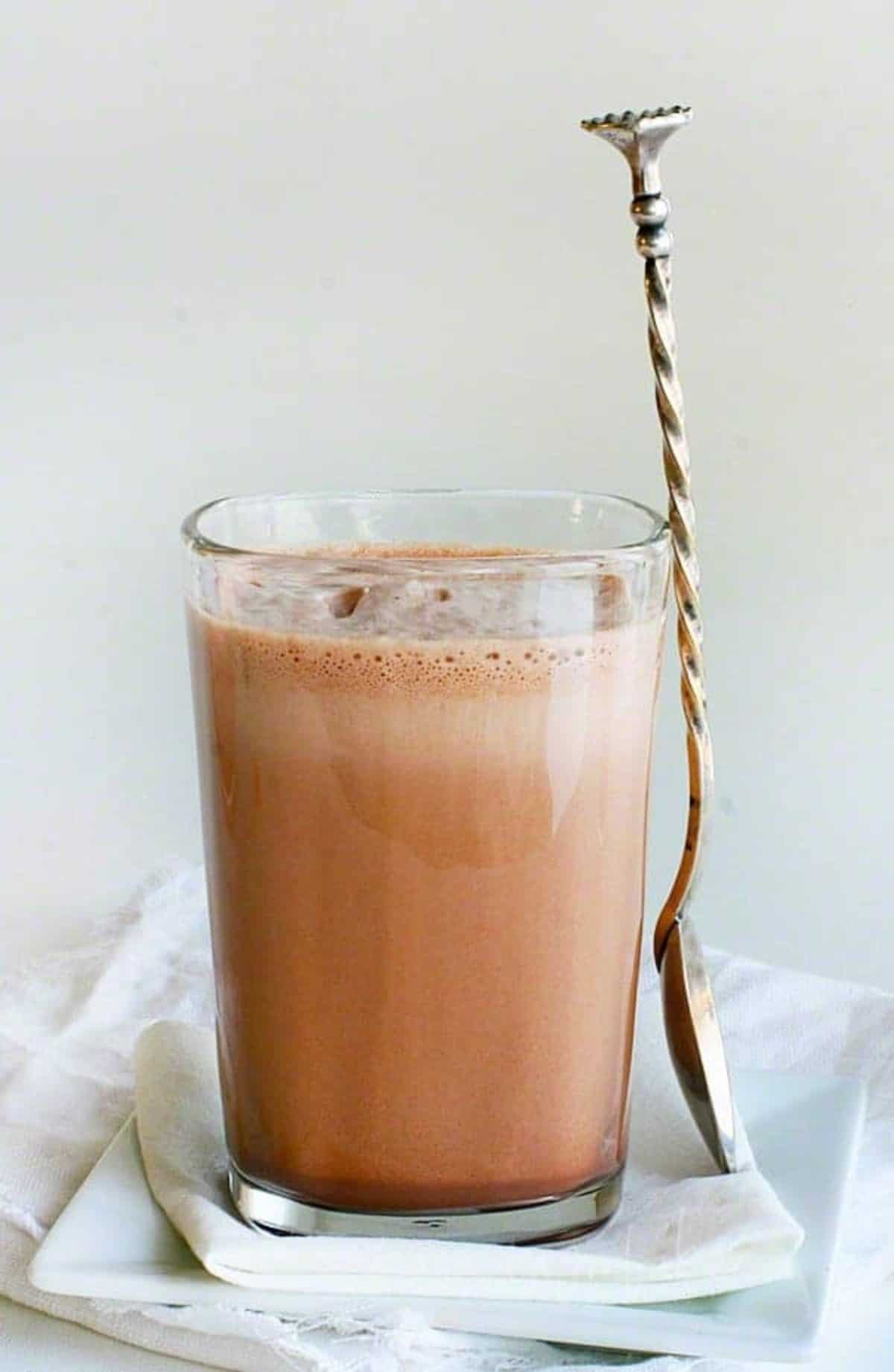 The BEST Homemade Chocolate Milk - i am baker image