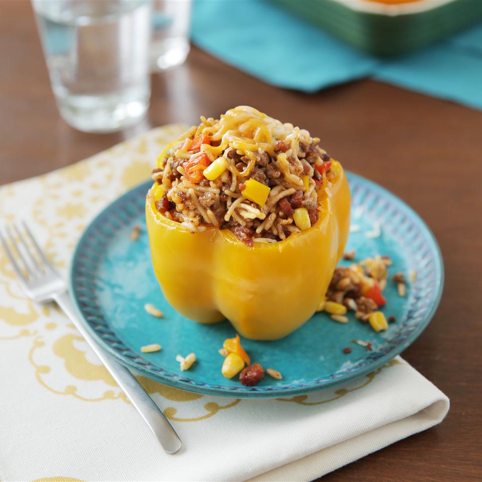 Spanish Rice Stuffed Bell Peppers | Allrecipes image