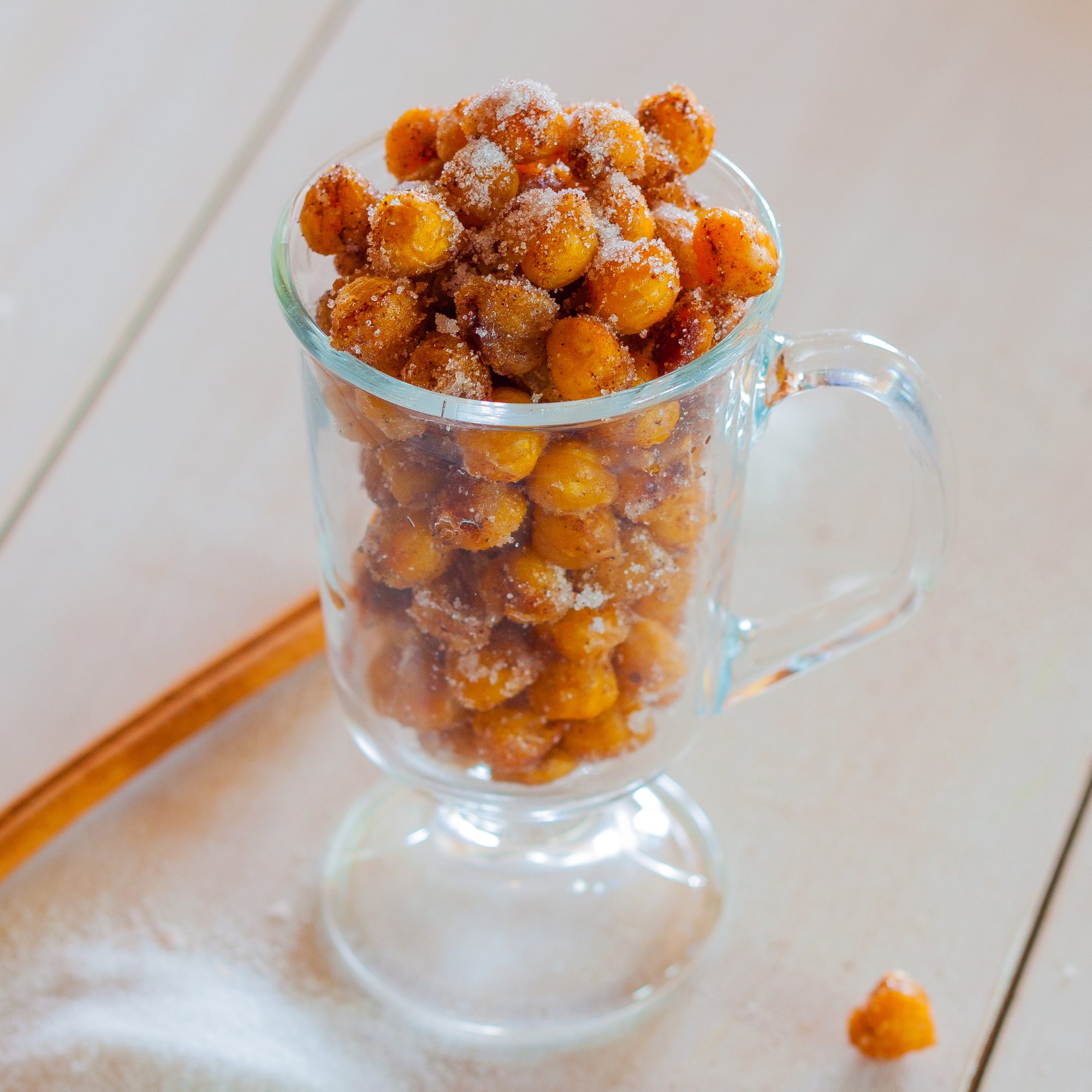 Roasted Cinnamon-Sugar Chickpeas Recipe - Emily Farris ... image