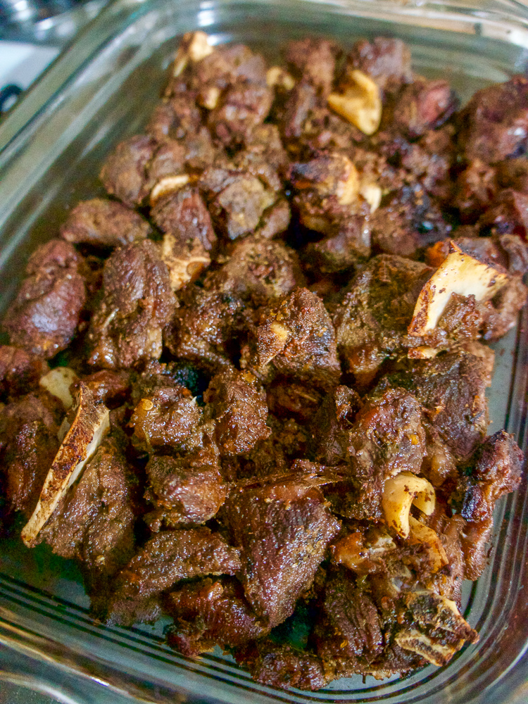 Tassot de Cabrit or Fried Goat Meat Bits | Caribbean Green ... image