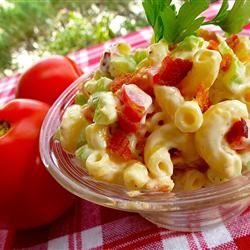 Bacon, Lettuce, and Tomato Macaroni Salad Recipe | Allrecipes image