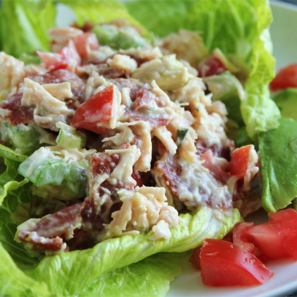 Chicken Salad with Bacon, Lettuce, and Tomato Recipe ... image