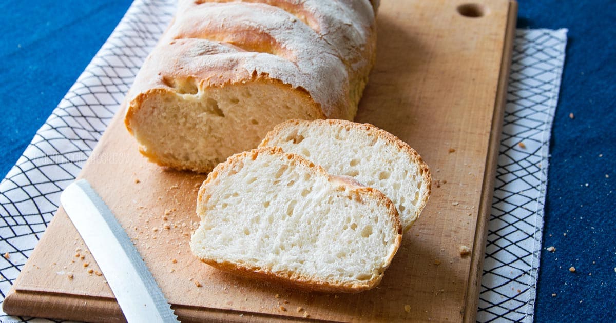 Tuscan Bread {Pane Toscano} - Italian Recipe Book image