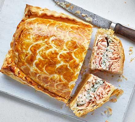Next level salmon en croûte recipe | BBC Good Food image