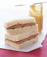 Liverwurst Tea Sandwiches Recipe | Real Simple image