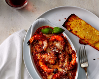 Shrimp Parmigiana Recipe - Paige Grandjean | Food & Wine image