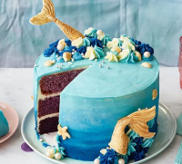 Mermaid cake recipe | BBC Good Food image