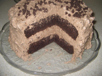 Extraordinary Chocolate Brownie Cake | Just A Pinch Recipes image