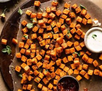 Air Fryer Sweet Potato Cubes | Foodtalk image