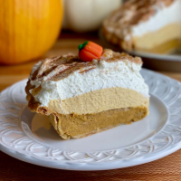 Triple Layer Pumpkin Cream Pie: A Bakery Recipe ~ Amycakes ... image