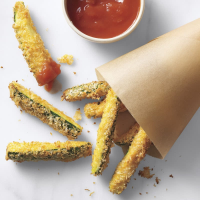Air-Fryer Parmesan-Coated Zucchini Fries | Recipes | WW USA image