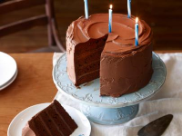 Big Chocolate Birthday Cake Recipe | Ree Drummond | Food ... image
