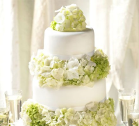 Simple elegance wedding cake recipe | BBC Good Food image