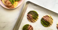 Chewy Tri-Color Sugar Cookies Recipe - PureWow image