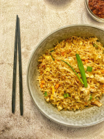 Hibachi Fried Rice Recipe | Healthier Benihana Copycat image