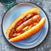 Instant-Pot Sausage & Peppers Recipe | EatingWell image
