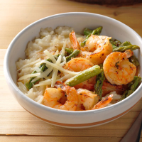 Pressure-Cooker Risotto with Shrimp and Asparagus Recipe ... image