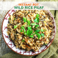 Instant Pot Wild Rice Pilaf Recipe - From Val's Kitchen image