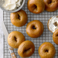 Pumpkin Spice Bagels Recipe: How to Make It image