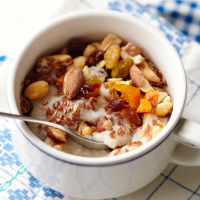 Trail Mix Hot Cereal Recipe | EatingWell image