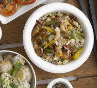 Fruity rice with toasted cashews recipe | BBC Good Food image