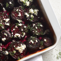 Melting Beets with Goat Cheese Recipe | EatingWell image