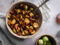 Maple Bacon Brussels Sprouts Recipe | Cozymeal image