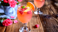 Raspberry Mimosa Recipe – Advanced Mixology image