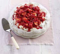 Strawberry Pavlova recipe | BBC Good Food image