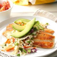 Naked Fish Tacos Recipe: How to Make It - Taste of Home image