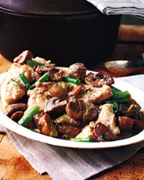 Pan-Roasted Monkfish with Mushrooms and Scallions Recipe ... image