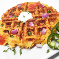 Kitchen Sink Hash Brown and Egg Waffle Recipe | Allrecipes image