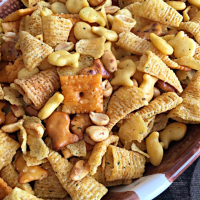 This Touchdown Snack Mix is so buttery and addicting ... image