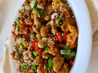 P F Changs Orange Chicken recipe by @shabs_vindhani image