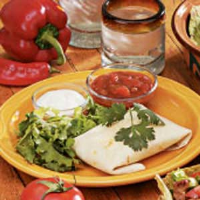 Taco Burritos Recipe: How to Make It - Taste of Home image