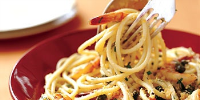 Perciatelli with Shrimp and Garlic Breadcrumbs Recipe ... image