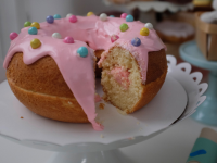 Giant Frosted Donut Cake Recipe - Food.com image