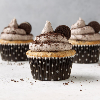 Oreo Cupcakes with Cookies and Cream Frosting Recipe: How ... image