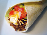 Copycat Reduced Fat Taco Bell Beef Burrito Supreme image