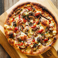 California-Style Wild Mushroom Pizza - Recipes | Pampered ... image