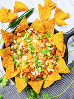 Easy Skillet Nachos Recipe With Cool Ranch Doritos image