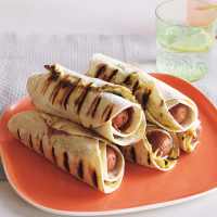 Pigs in Ponchos (Tortilla-Wrapped Franks and Beans ... image
