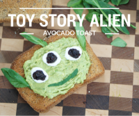Toy Story Alien Avocado Toast – The Mouse For Less Blog image