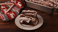 Best Peppermint Poke Cake Recipe - How to Make Peppermint ... image